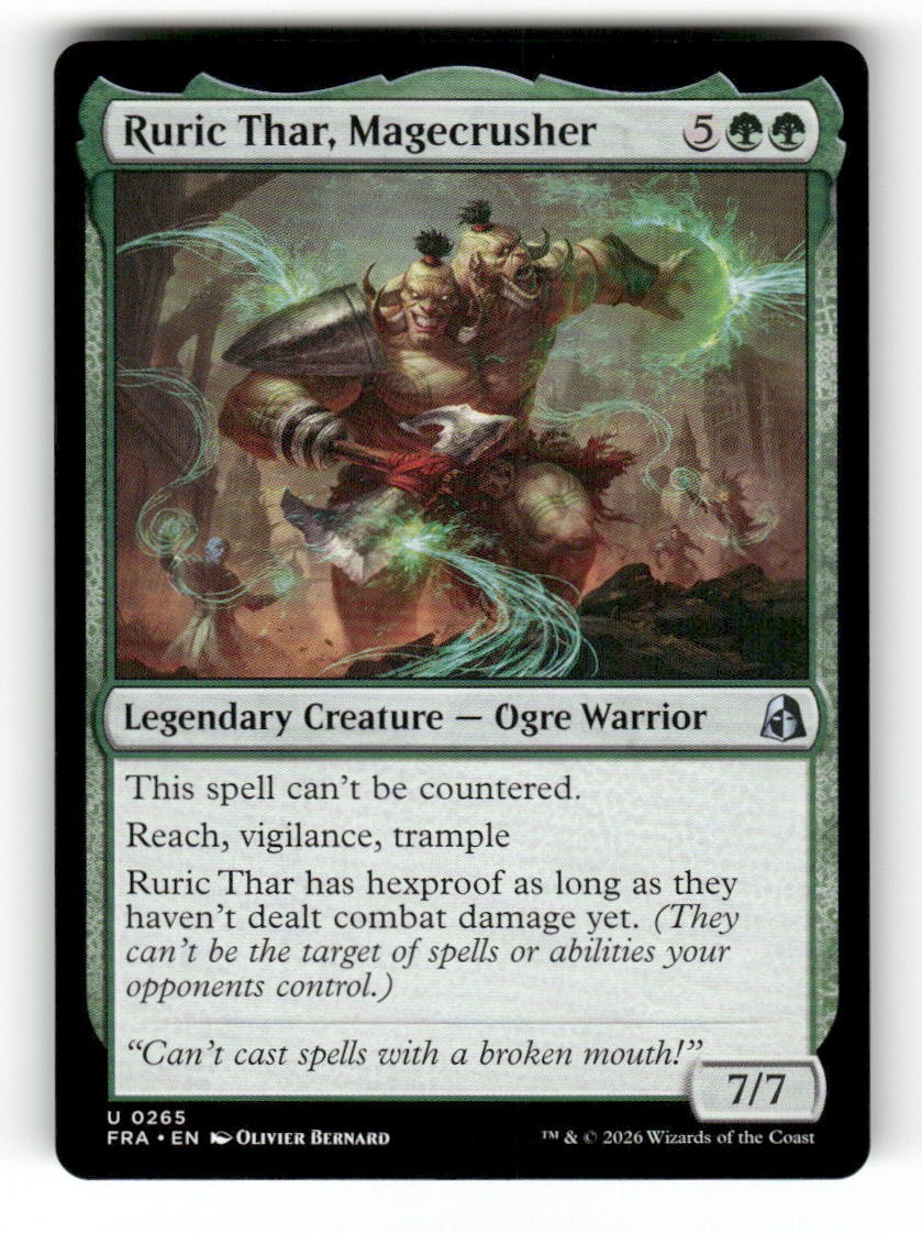 Ruric Thar, Magecrusher
