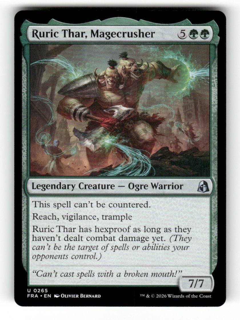 Ruric Thar, Magecrusher