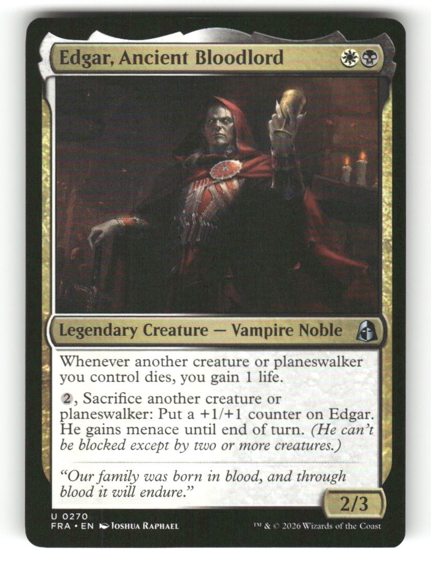 Edgar, Ancient Bloodlord