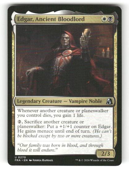 Edgar, Ancient Bloodlord