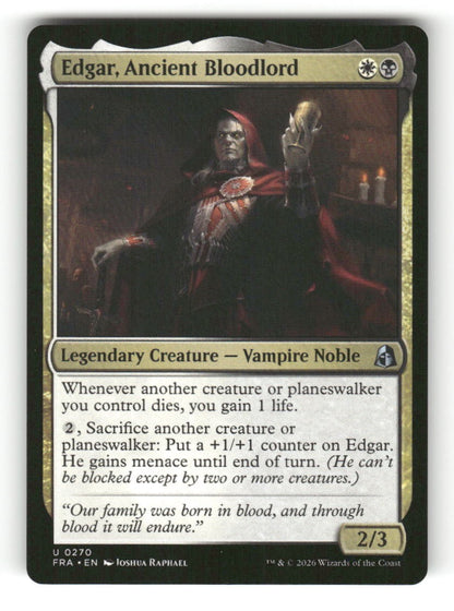 Edgar, Ancient Bloodlord