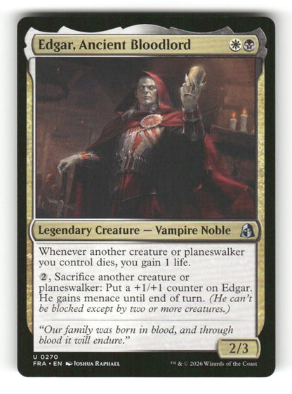 Edgar, Ancient Bloodlord