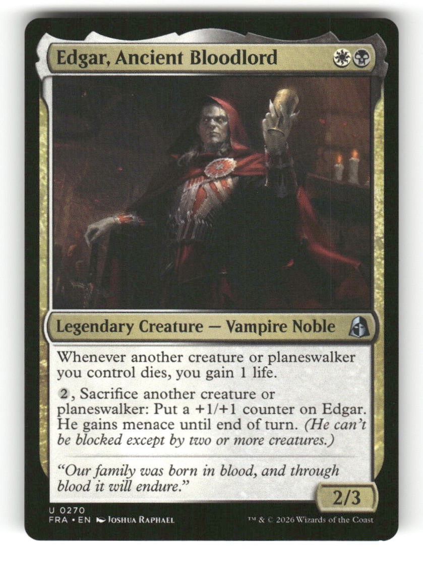 Edgar, Ancient Bloodlord