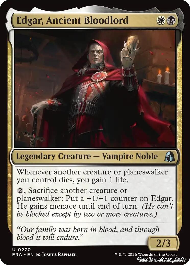 Edgar, Ancient Bloodlord