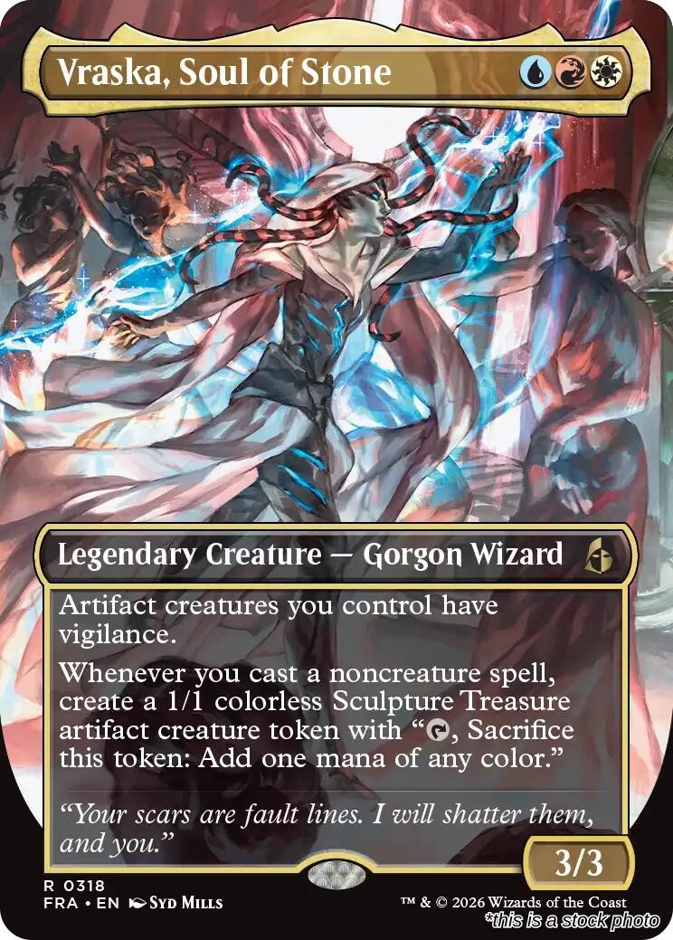 Vraska, Soul of Stone (Borderless)