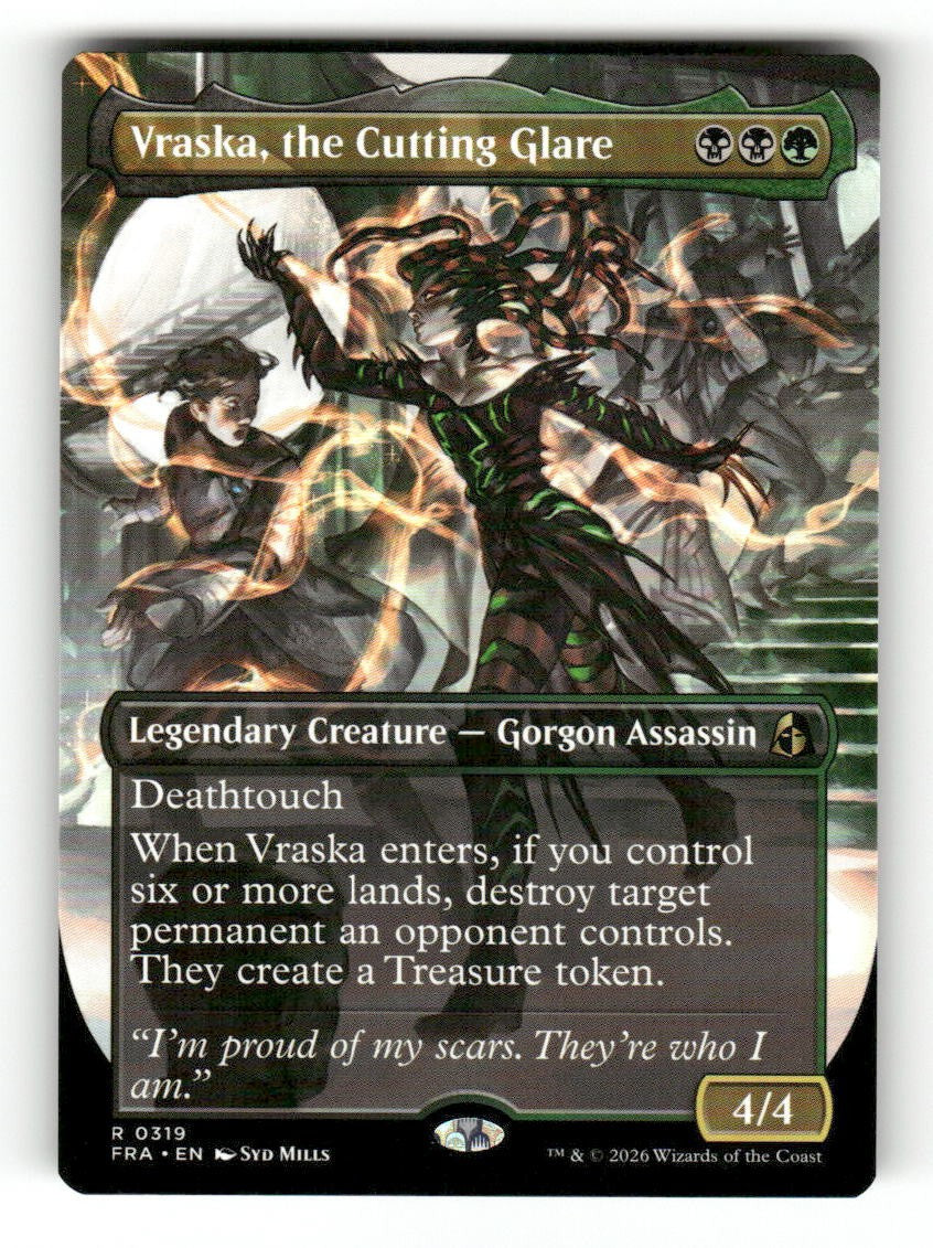 Vraska, the Cutting Glare (Borderless)