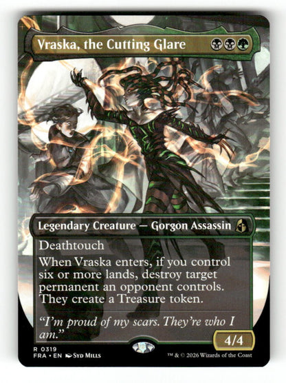 Vraska, the Cutting Glare (Borderless)