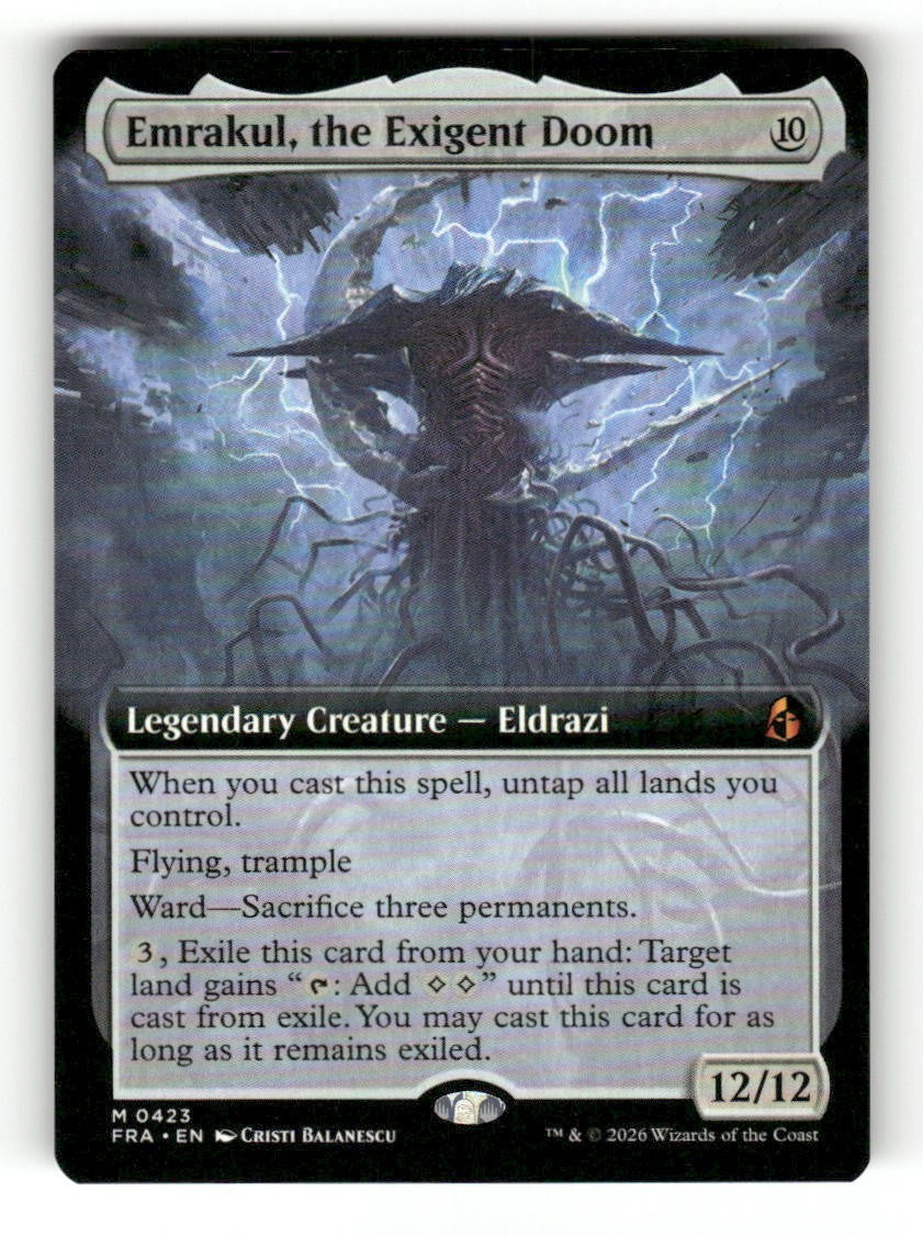 Emrakul, the Exigent Doom (Extended Art)