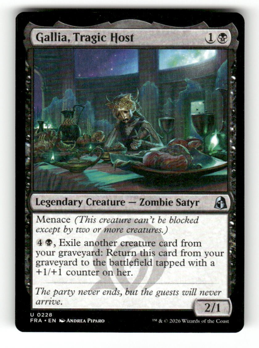 Gallia, Tragic Host
