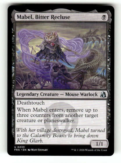 Mabel, Bitter Recluse