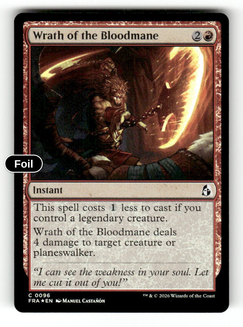 Wrath of the Bloodmane