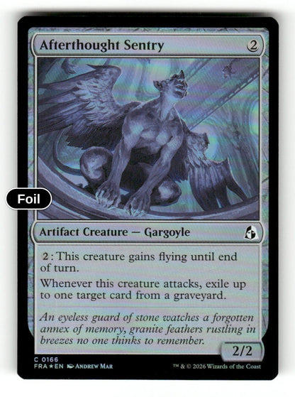 Afterthought Sentry