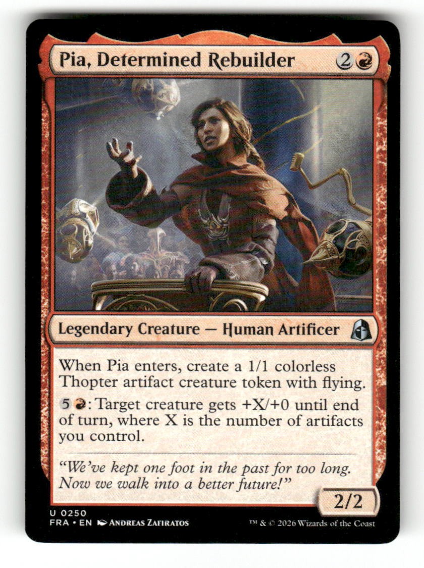 Pia, Determined Rebuilder