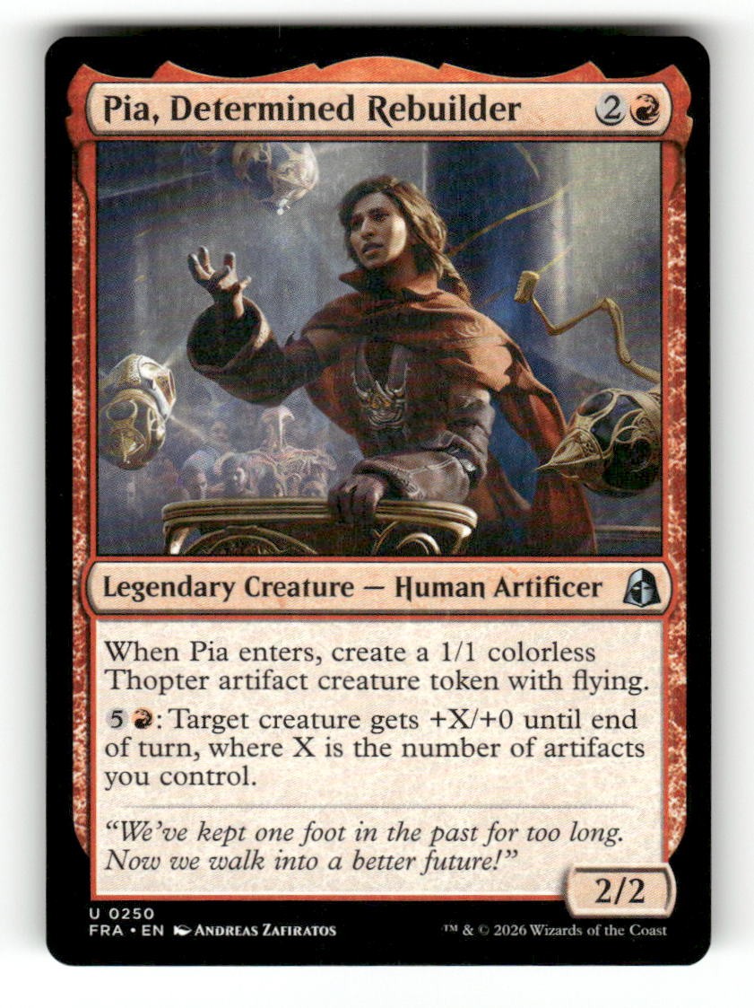 Pia, Determined Rebuilder
