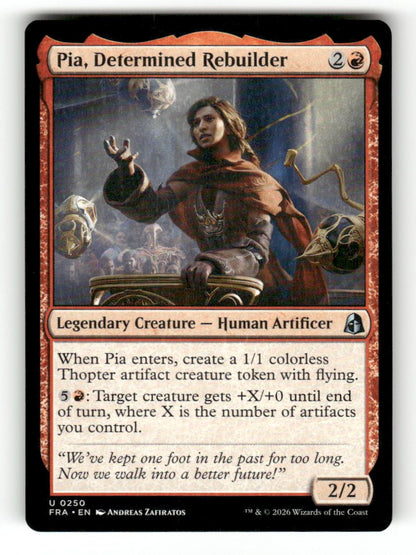 Pia, Determined Rebuilder
