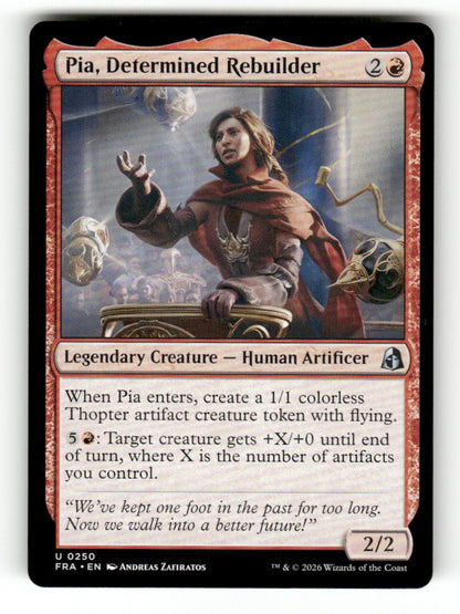 Pia, Determined Rebuilder