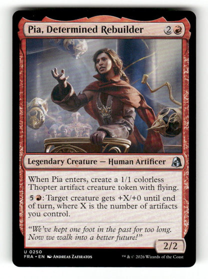 Pia, Determined Rebuilder