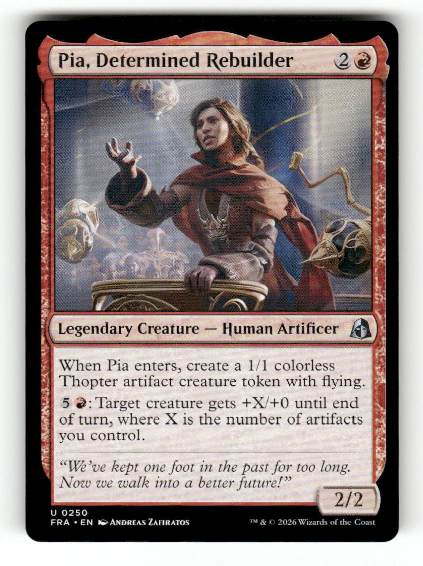 Pia, Determined Rebuilder