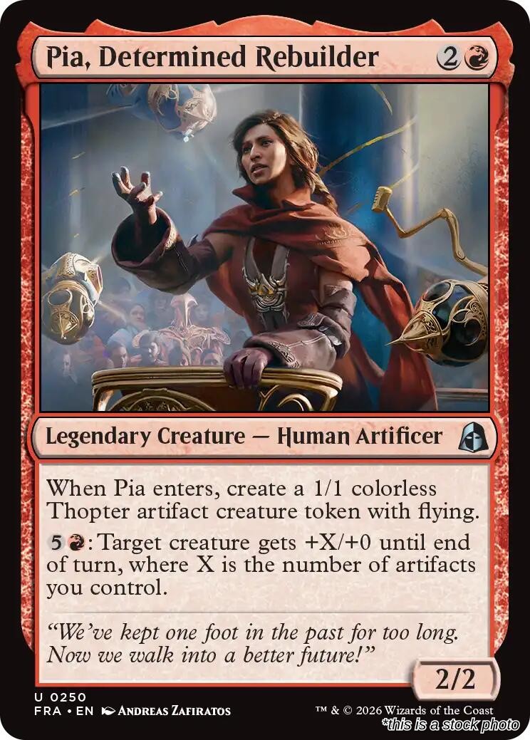 Pia, Determined Rebuilder