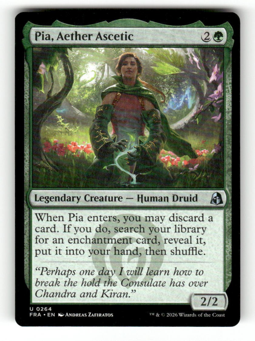 Pia, Aether Ascetic