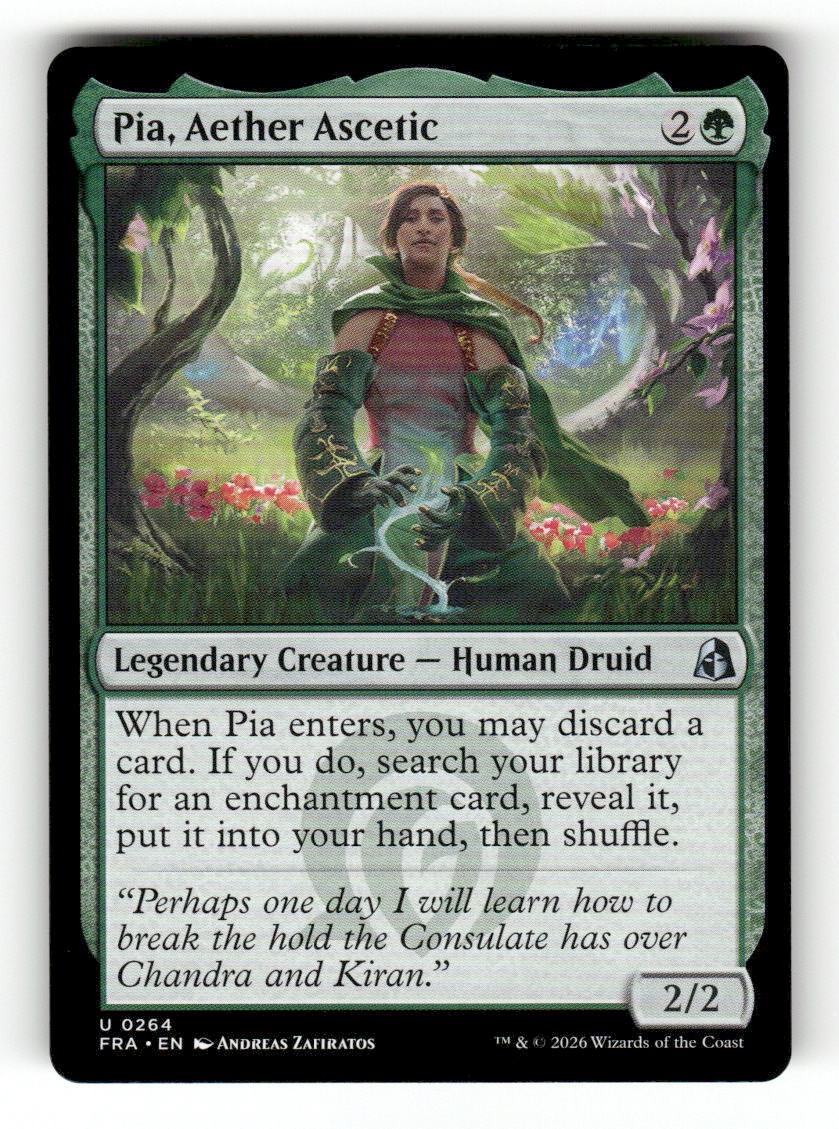 Pia, Aether Ascetic