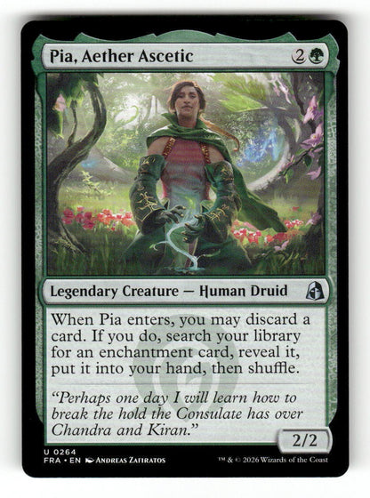 Pia, Aether Ascetic