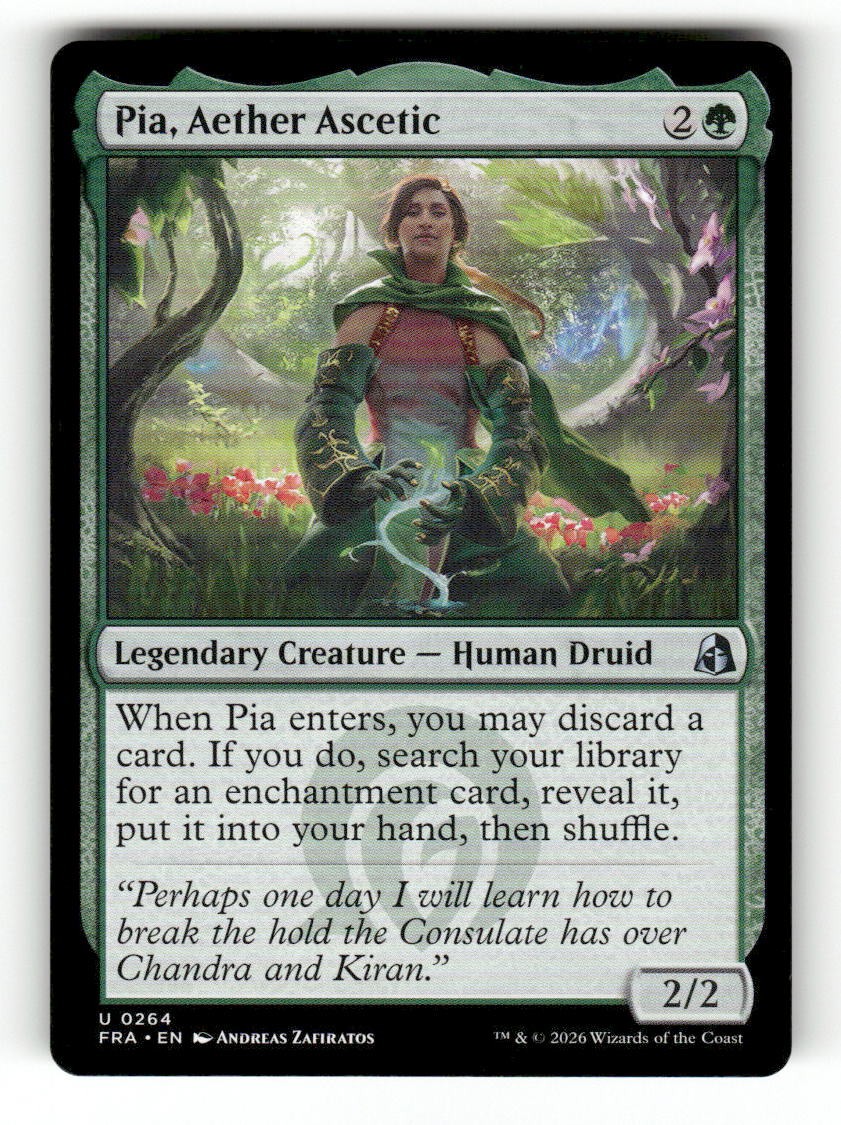 Pia, Aether Ascetic
