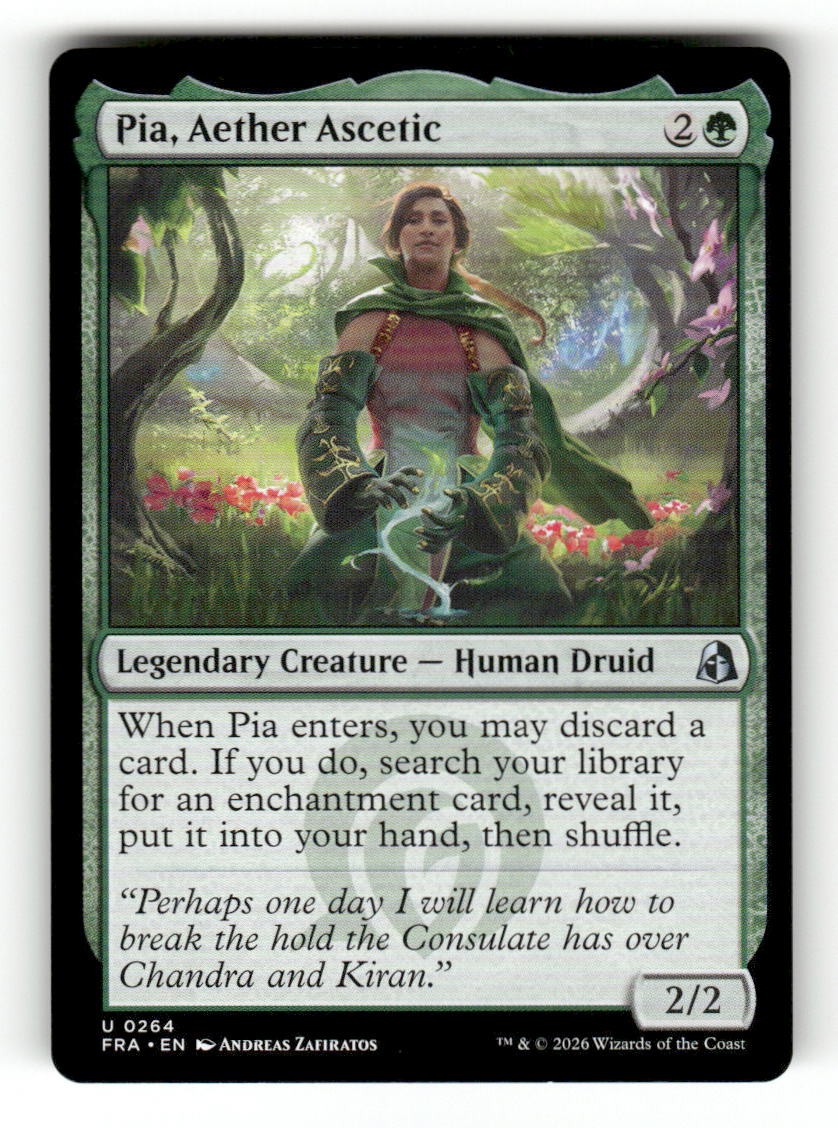 Pia, Aether Ascetic