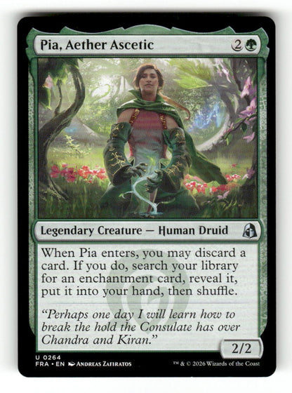 Pia, Aether Ascetic