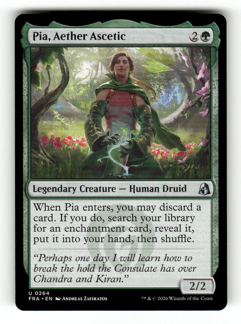 Pia, Aether Ascetic