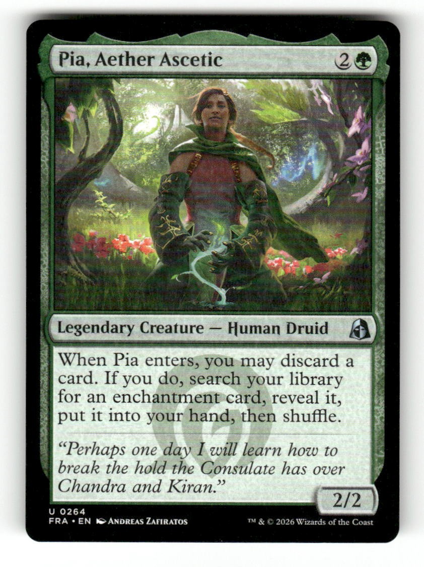 Pia, Aether Ascetic