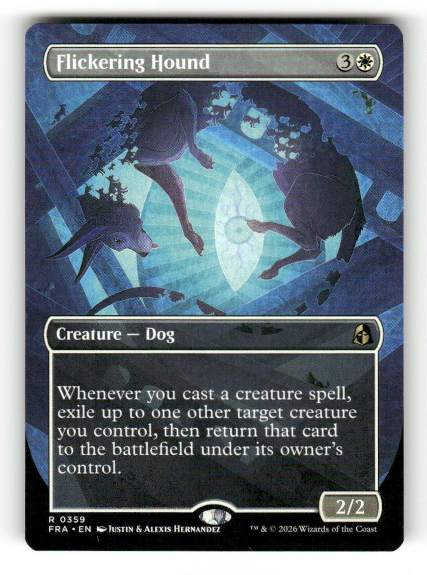 Flickering Hound (Borderless)