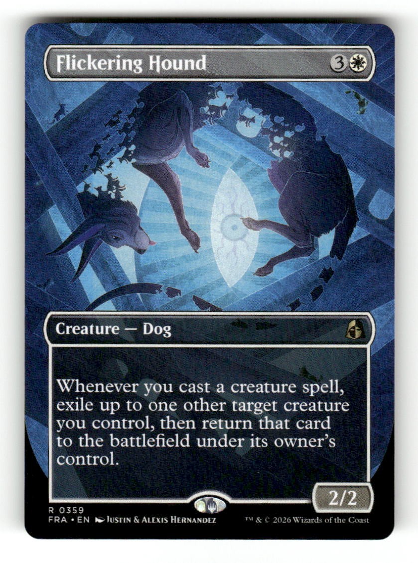Flickering Hound (Borderless)