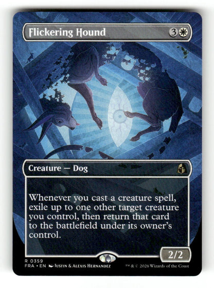 Flickering Hound (Borderless)