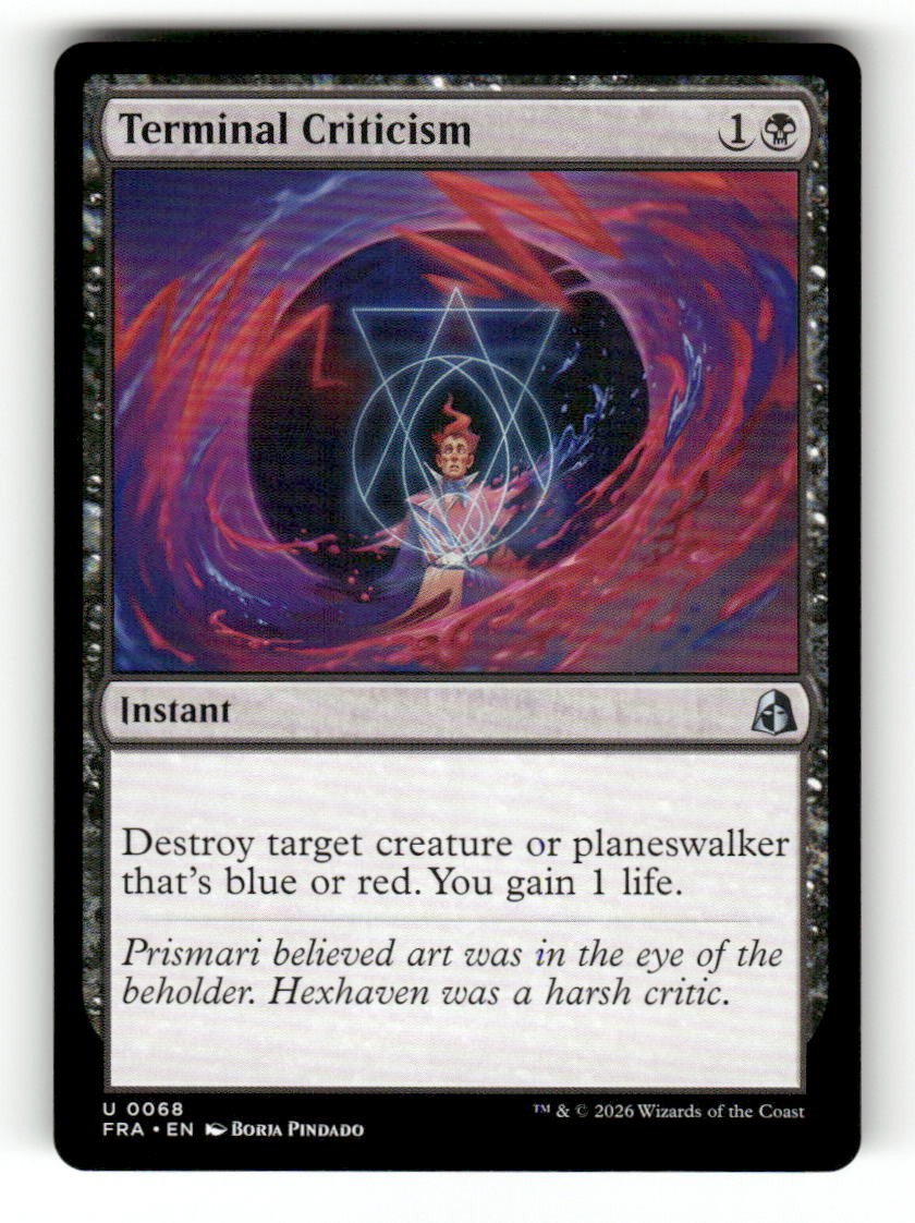 Terminal Criticism