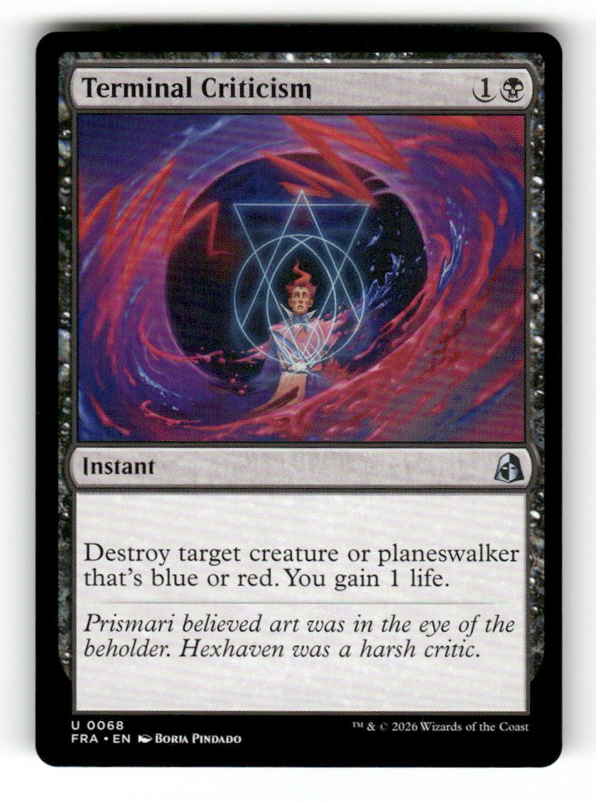 Terminal Criticism