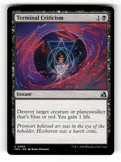 Terminal Criticism