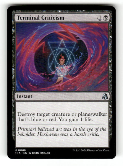 Terminal Criticism