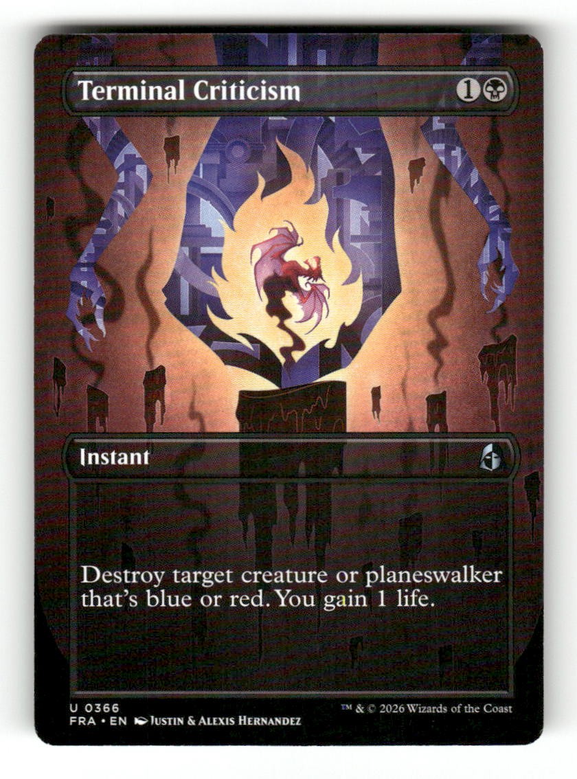 Terminal Criticism (Borderless)