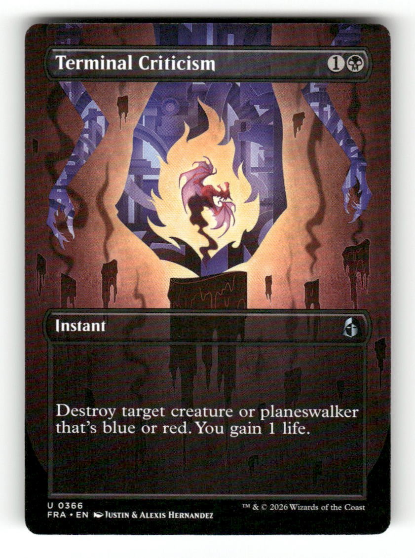 Terminal Criticism (Borderless)