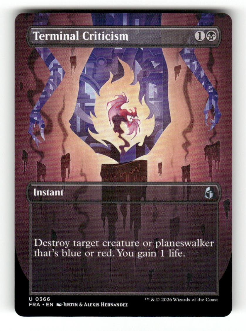Terminal Criticism (Borderless)