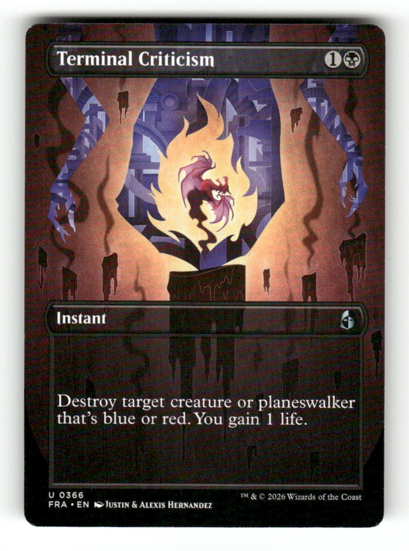 Terminal Criticism (Borderless)