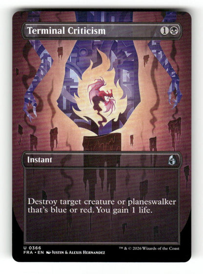 Terminal Criticism (Borderless)