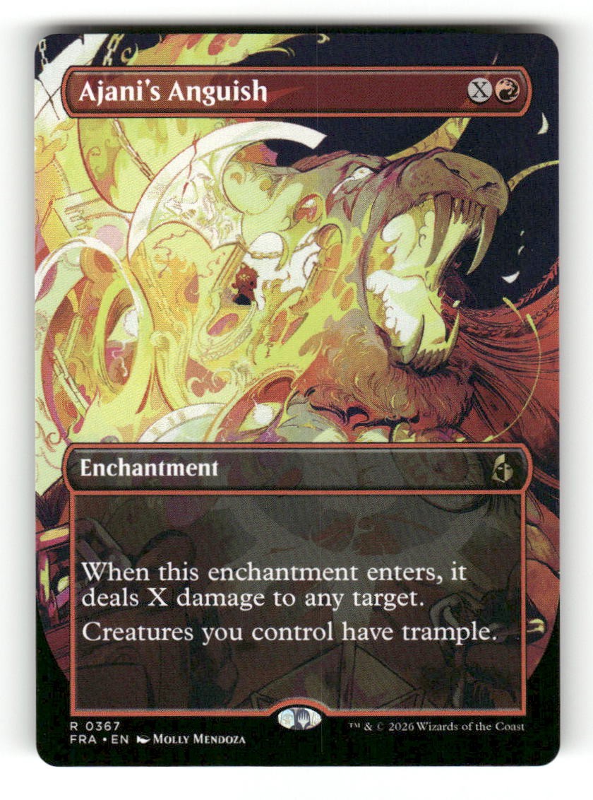 Ajani's Anguish (Borderless)