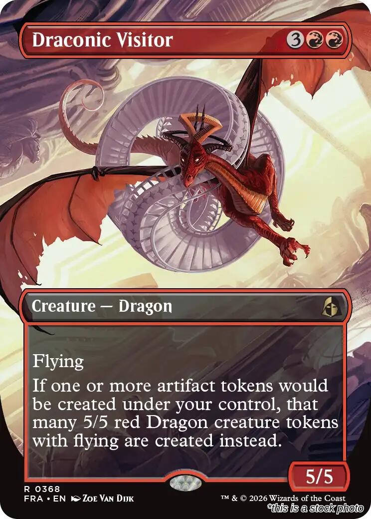 Draconic Visitor (Borderless)