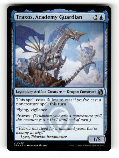 Traxos, Academy Guardian