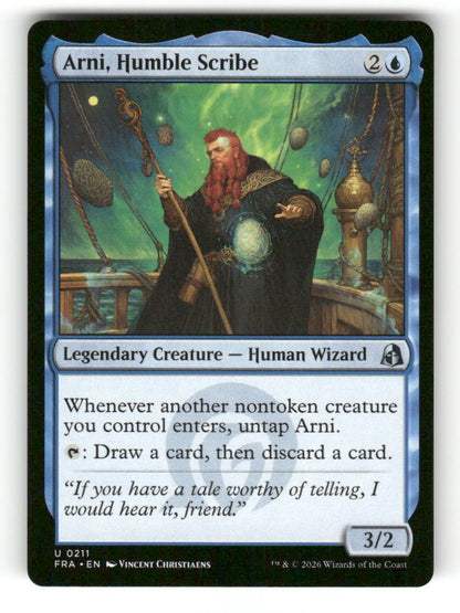 Arni, Humble Scribe