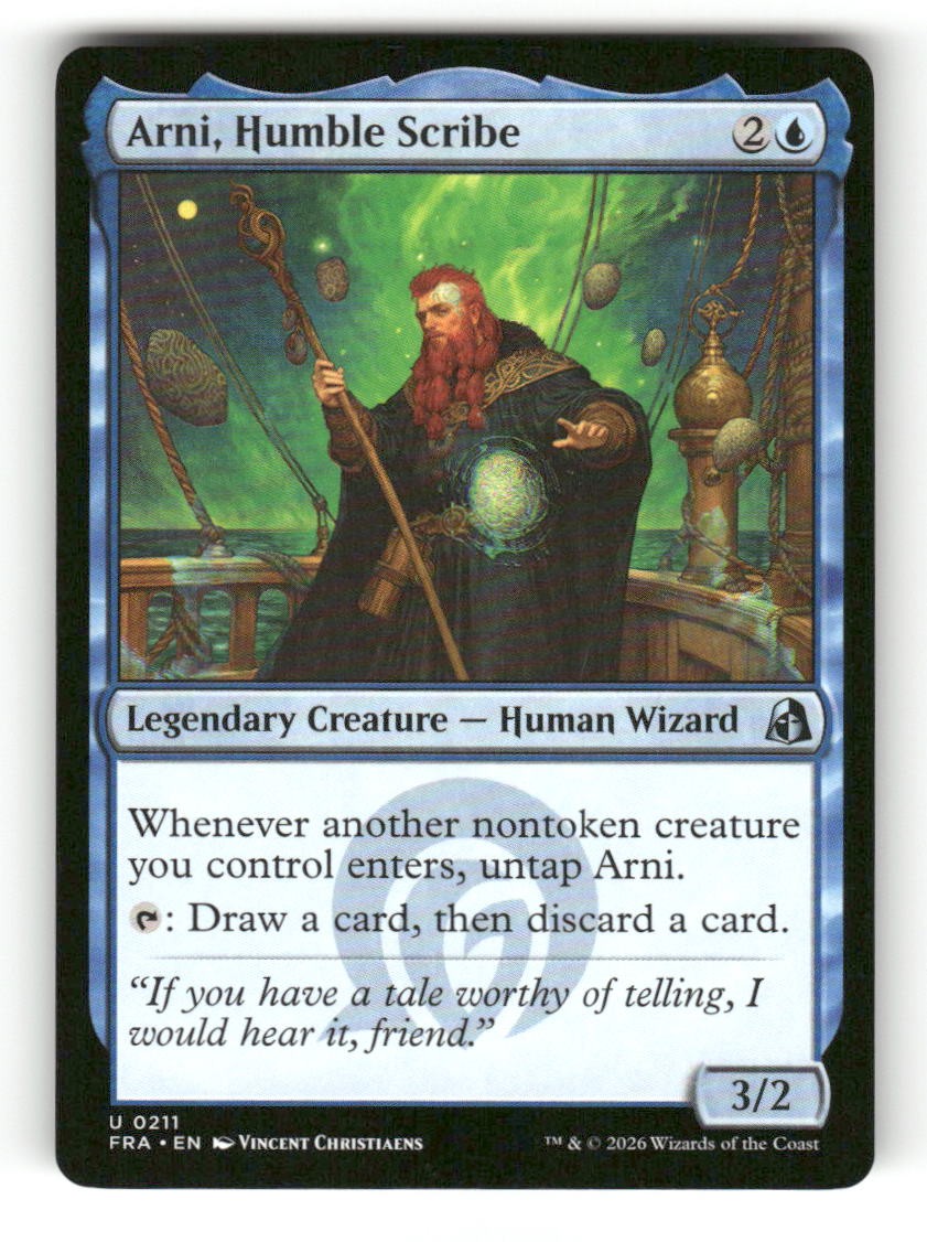 Arni, Humble Scribe