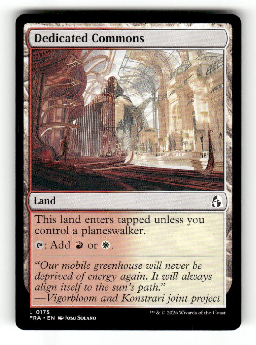 Dedicated Commons
