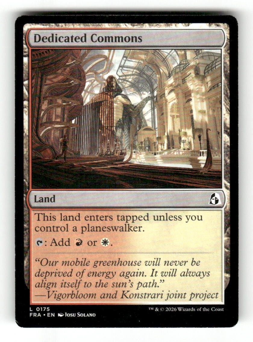 Dedicated Commons